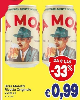 A&O Moretti Birra offerta
