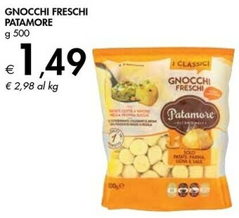 Bennet Patamore Gnocchi Freschi 500 G(ml) offerta