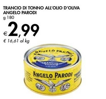 Bennet Angelo parodi Trancio Di Tonno All'olio D'Oliva offerta