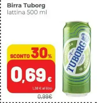 Coop Tuborg Birra 500 G(ml) offerta