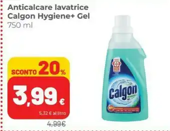 Coop Calgon Anticalcare Lavatrice Hygiene + Gel offerta