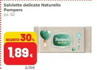 Coop Pampers Salviette Delicate Naturello offerta