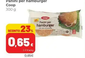 Coop Coop - Panini Per Hamburger Con Semi Di Sesamo 300 G(ml) offerta