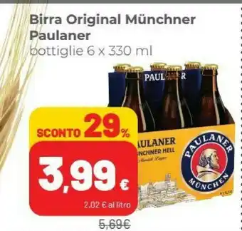 Coop Paulaner Munchen - Paulaner Munchner Hell 330 G(ml) offerta