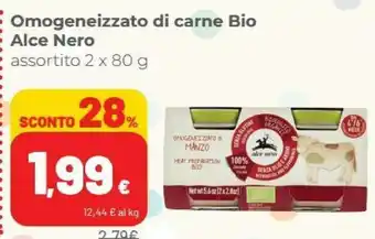 Coop Alce Nero Omogeneizzato Di Carne Bio offerta