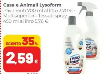 Coop Lysoform Casa E Animali offerta
