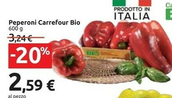 Carrefour Carrefour Peperoni Bio offerta