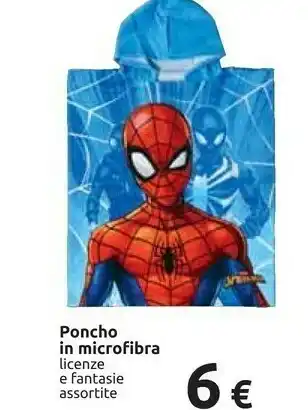 Carrefour Poncho In Microfibra offerta