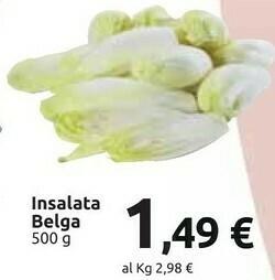 Carrefour Insalata Belga 500 G offerta