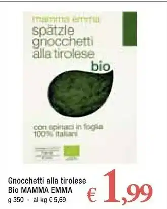 Famila Mamma Emma - Gnocchi Con Farina Di Farro Bio 350 G(ml) offerta