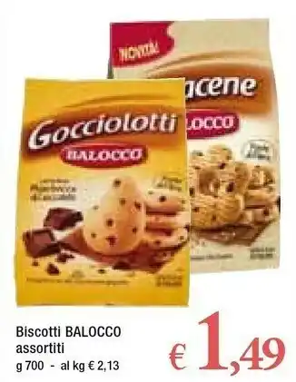 Famila Balocco Gocciolotti Con Gocce Di Cioccolato 700 G(ml) offerta