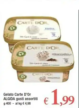 Famila Algida Carte D'Or Panna 400 G(ml) offerta