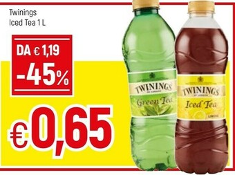 Famila Twinings Of London - Iced Tea Pesca 1000 G(ml) offerta
