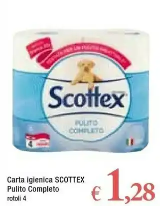 Famila Scottex Carta Igienica Pulito Completo offerta