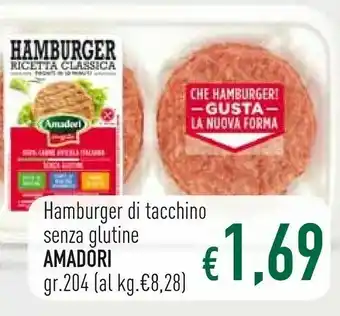 Famila Amadori Hamburger Di Tacchino Senza Glutine offerta