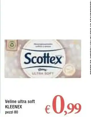 Famila Scottex Veline Ultra Soft Kleenex offerta