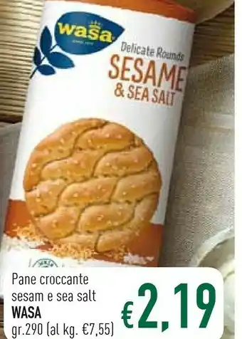 Famila Wasa Pane Croccante Sesam E Sea Salt offerta
