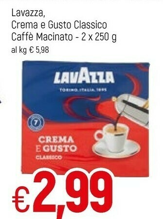 Famila Lavazza Crema E Gusto 250 G offerta