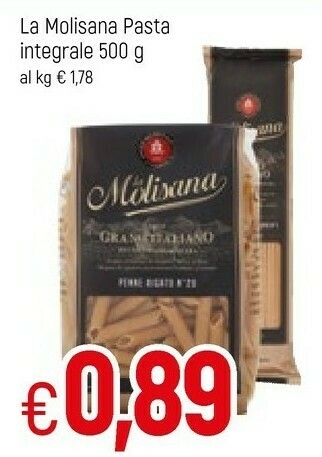 Famila La Molisana - Penne Rigate N°20 500 G(ml) offerta