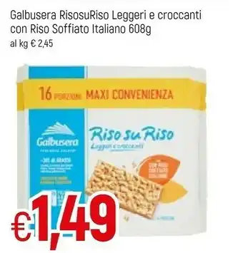 Famila Galbusera Risosuriso Leggeri E Croccanti Con Riso Soffiato Italiano offerta