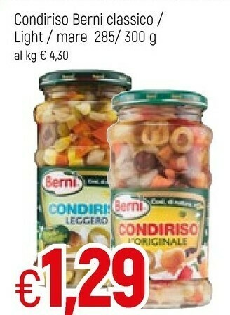 Famila Berni Condiriso Leggero 300 G(ml) offerta
