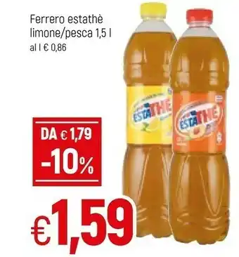 Famila Ferrero EstaThè Limone 1500 G(ml) offerta
