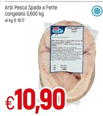 Famila Arbi Pesca Spada A Fette Congelato offerta