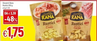 Famila Rana Tortellini Rustici Casarecci 250 G(ml) offerta