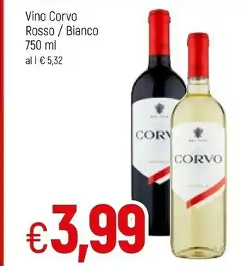 Famila Corvo - Vino Bianco 750 G(ml) offerta