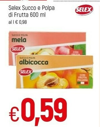 Famila Selex Succo E Polpa Di Mela E Banana offerta