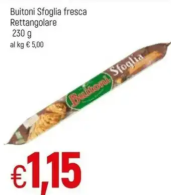 Famila Buitoni Sfoglia Fresca Rettangolare 230 G offerta