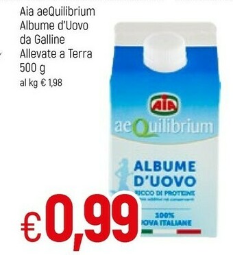 Famila Aia Albume D'Uovo Da Galline Allevate A Terra 500 G(ml) offerta