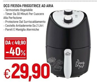 Famila Friggitrice Ad Aria DCG FR3504 offerta