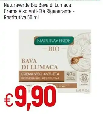Famila Naturaverde Bio Bava Di Lumaca Crema Viso offerta