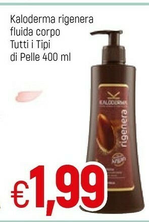 Famila Kaloderma Rigenera Fluida Corpo offerta