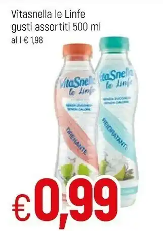Famila Vitasnella Le Linfe Con Acqua Di Cocco Reidratante 500 G(ml) offerta