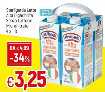 Famila Sterilgarda Latte Alta Digeribilita Senza Lattosio Microfiltrato offerta