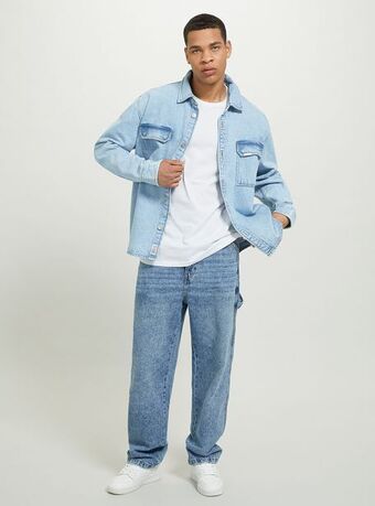 Alcott Camicia in denim oversize con tasconi offerta