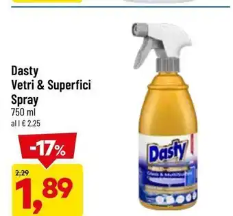 Dasty vetri & superfici spray 750ml