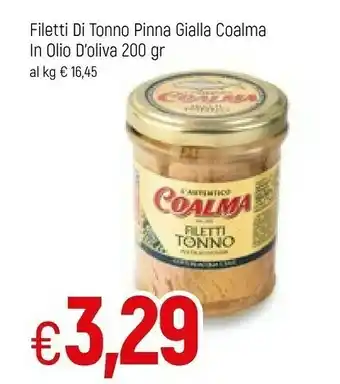 Famila Coalma Filetti Di Tonno Pinna Gialla 200g offerta