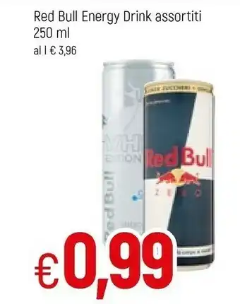 Famila Red bull Energy Drink 250ml Bevanda Energetica Liquido offerta