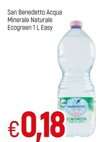 Famila San Benedetto Acqua Minerale Naturale Progetto Ecogreen 1000 G(ml) offerta
