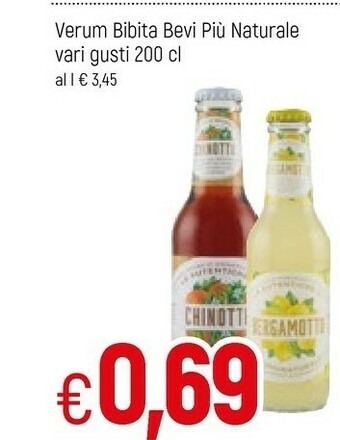 Famila Bevi Più Naturale - Verum Bibita offerta