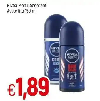 Famila Nivea Men Deodorant Dry Impact 150ml offerta
