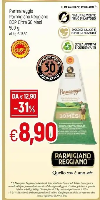 Famila Parmareggio Parmigiano Reggiano DOP 30 Mesi offerta