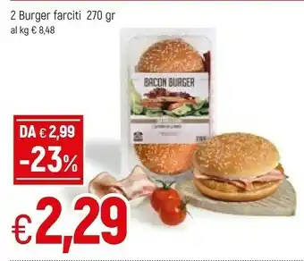 Famila 2 Burger Farciti offerta