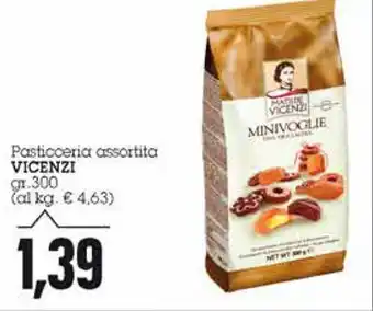 Emi Supermercati Vicenzi Pasticceria assortita 300gr offerta