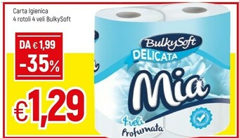 Famila Bulkysoft Carta Igienica offerta