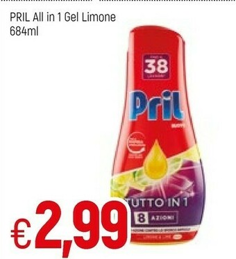Famila Pril All In 1 Gel Limone offerta