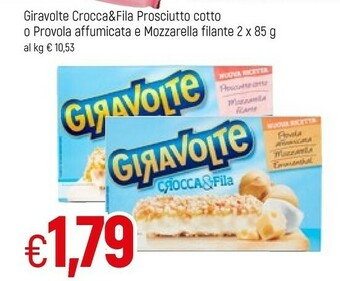 Famila Giravolte Crocca & Fila Prosciutto Cotto offerta